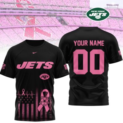 New York Jets | Premium NFL Breast Cancer Awareness 3D Shirt NTH1