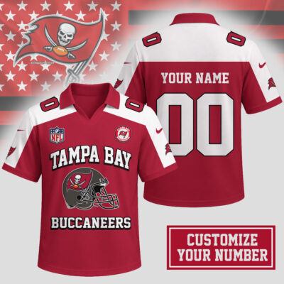 Tampa Bay Buccaneers | Premium NFL Helmet Graphic Jersey NTH1 - S