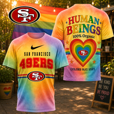 San Francisco 49ers | Premium NFL Human Being Color May Vary 3D T-Shirt - M