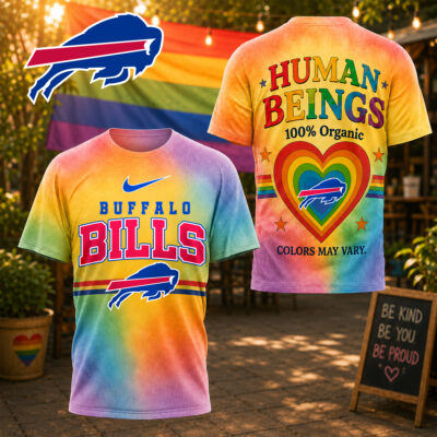 Buffalo Bills | Premium NFL Human Being Color May Vary 3D T-Shirt - M