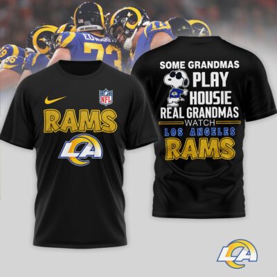 Los Angeles Rams | Premium NFL Fan Grandma Apparel 3D Shirt NTH1