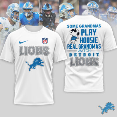 Detroit Lions | Premium NFL Fan Grandma Apparel 3D Shirt NTH1