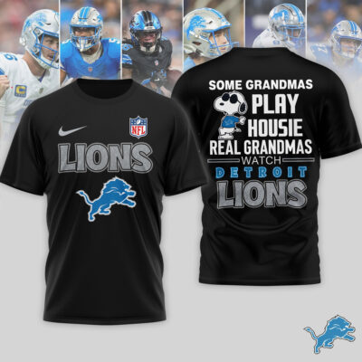 Detroit Lions | Premium NFL Fan Grandma Apparel 3D Shirt NTH1