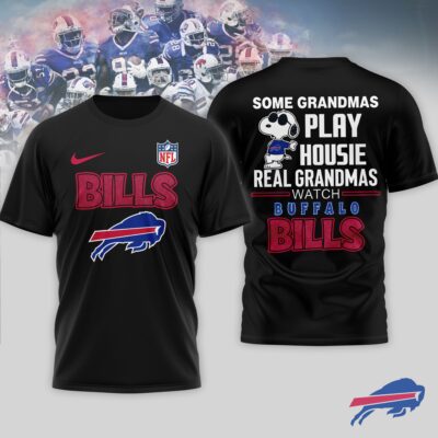 Buffalo Bills | Premium NFL Fan Grandma Apparel 3D Shirt NTH1