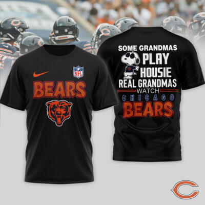 Chicago Bears | Premium NFL Fan Grandma Apparel 3D Shirt NTH1