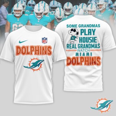 Miami Dolphins | Premium NFL Fan Grandma Apparel 3D Shirt NTH1