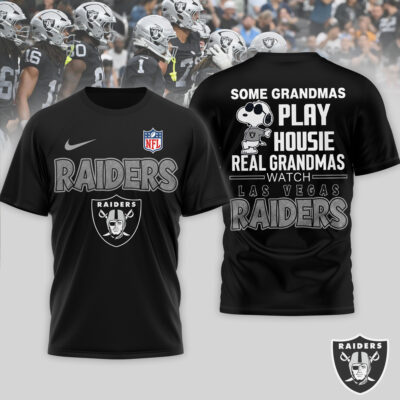 Las Vegas Raiders | Premium NFL Fan Grandma Apparel 3D Shirt NTH1