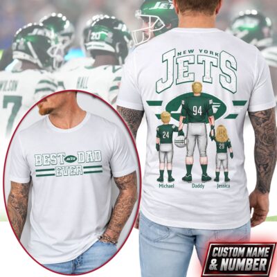 New York Jets | Premium NFL Best Dad Ever 3D Shirt NTH1