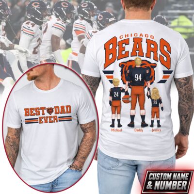 Chicago Bears | Premium NFL Best Dad Ever 3D Shirt NTH1