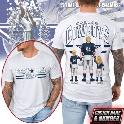 Dallas Cowboys | Premium NFL Best Dad Ever 3D Shirt NTH1