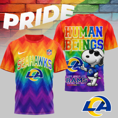 Los Angeles Rams | Premium NFL Rainbow Pride 3D Shirt NTH1 - 4XL