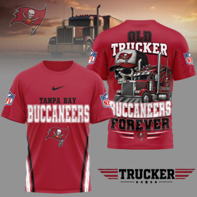 Tampa Bay Buccaneers | Premium NFL Old Trucker Fan 3D Shirt