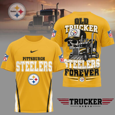 Pittsburgh Steelers | Premium NFL Old Trucker Fan 3D Shirt