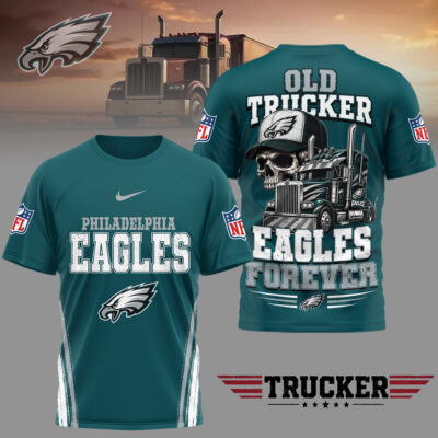 Philadelphia Eagles | Premium NFL Old Trucker Fan 3D Shirt