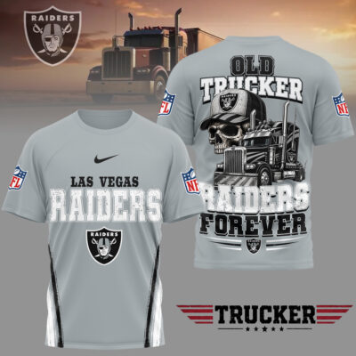 Las Vegas Raiders | Premium NFL Old Trucker Fan 3D Shirt