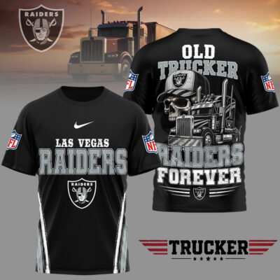 Las Vegas Raiders | Premium NFL Old Trucker Fan 3D Shirt
