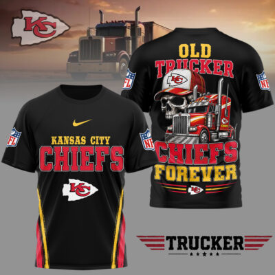 Kansas City Chiefs | Premium NFL Old Trucker Fan 3D Shirt