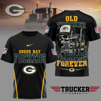 Green Bay Packers | Premium NFL Old Trucker Fan 3D Shirt