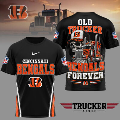 Cincinnati Bengals | Premium NFL Old Trucker Fan 3D Shirt
