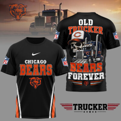 Chicago Bears | Premium NFL Old Trucker Fan 3D Shirt