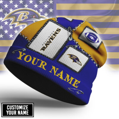 Baltimore Ravens | Premium NFL Heritage Patch Beanie Hat NTH1