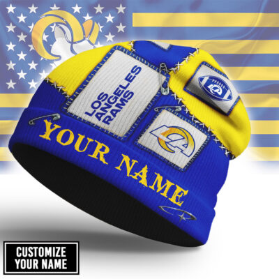 Los Angeles Rams | Premium NFL Heritage Patch Beanie Hat NTH1