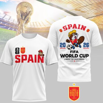 Spain | Premium WC26 Golden Trophy 3D Shirt NTH1 - M
