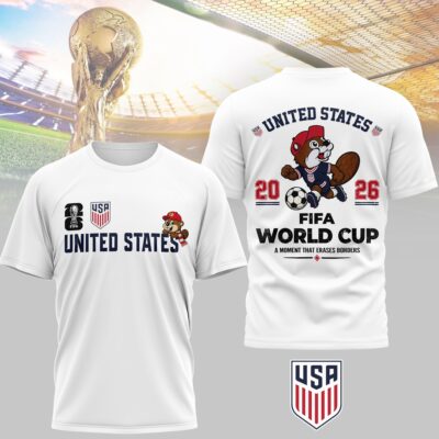 United States | Premium WC26 Golden Trophy 3D Shirt NTH1 - 3XL