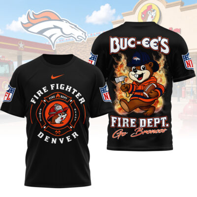 Denver Broncos | Premium NFL Firefighter Strong 3D Shirt