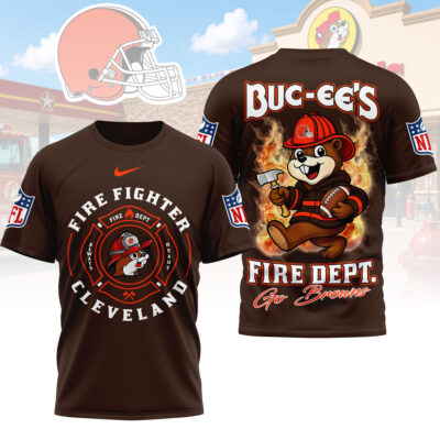 Cleveland Browns | Premium NFL Firefighter Strong 3D Shirt