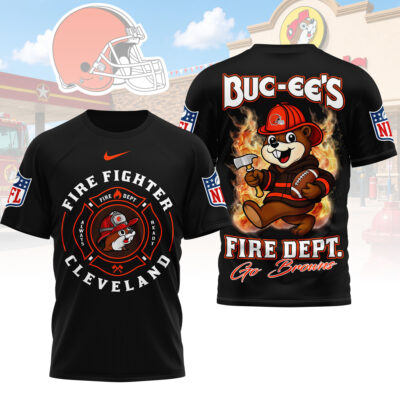 Cleveland Browns | Premium NFL Firefighter Strong 3D Shirt