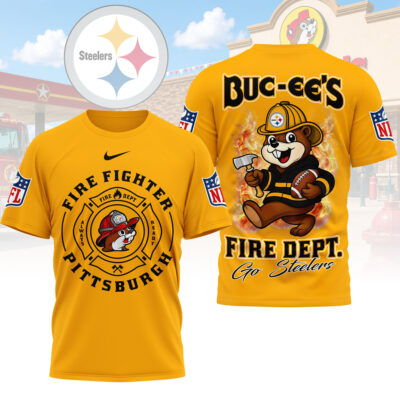Pittsburgh Steelers | Premium NFL Firefighter Strong 3D Shirt