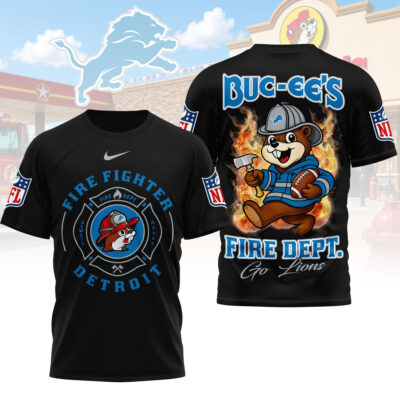 Detroit Lions | Premium NFL Firefighter Strong 3D Shirt