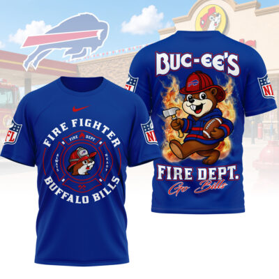 Buffalo Bills | Premium NFL Firefighter Strong 3D Shirt