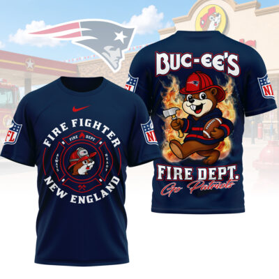 New England Patriots | Premium NFL Firefighter Strong 3D Shirt