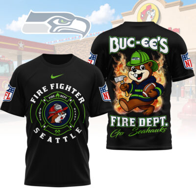 Seattle Seahawks | Premium NFL Firefighter Strong 3D Shirt