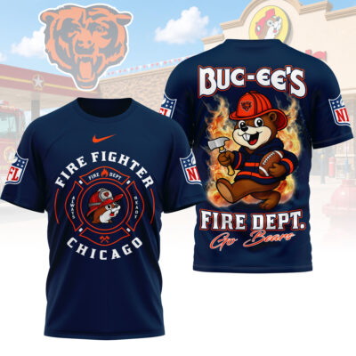 Chicago Bears | Premium NFL Firefighter Strong 3D Shirt