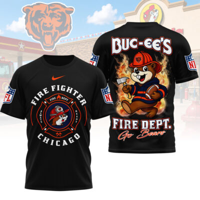 Chicago Bears | Premium NFL Firefighter Strong 3D Shirt