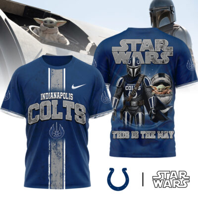 Indianapolis Colts | Premium NFL This Is The Way Star Wars 3D Shirt
