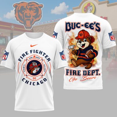 Chicago Bears | Premium NFL Firefighter Strong 3D Shirt