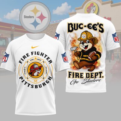 Pittsburgh Steelers | Premium NFL Firefighter Strong 3D Shirt