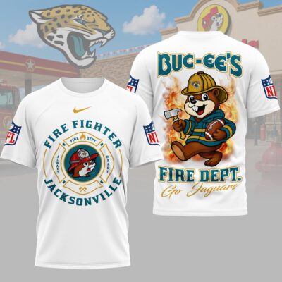 Jacksonville Jaguars | Premium NFL Firefighter Strong 3D Shirt