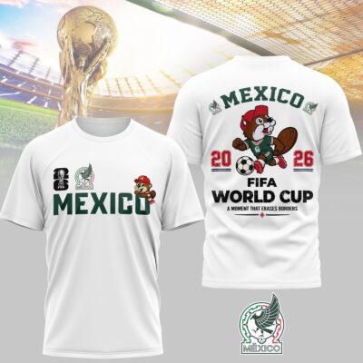 Mexico | Premium WC26 Golden Trophy 3D Shirt NTH1