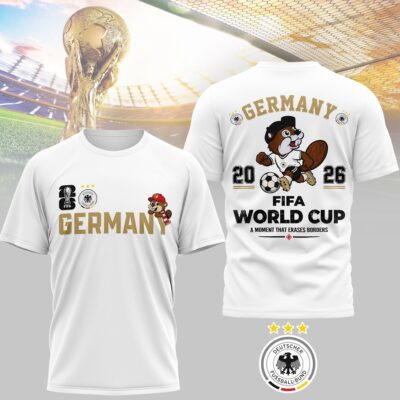 Germany | Premium WC26 Golden Trophy 3D Shirt NTH1