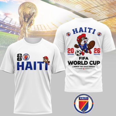 Haiti | Premium WC26 Golden Trophy 3D Shirt NTH1