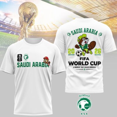Saudi Arabia | Premium WC26 Golden Trophy 3D Shirt NTH1