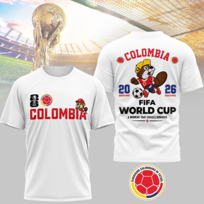 Colombia | Premium WC26 Golden Trophy 3D Shirt NTH1 - L