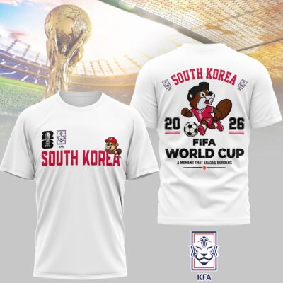 South Korea | Premium WC26 Golden Trophy 3D Shirt NTH1