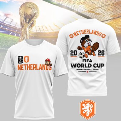 Netherlands | Premium WC26 Golden Trophy 3D Shirt NTH1