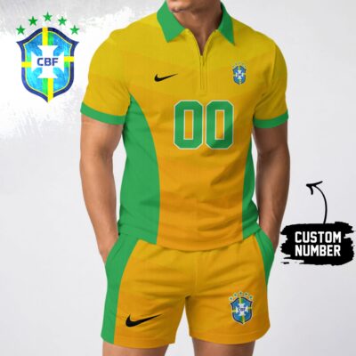 Brazil | Premium WC26 Stadium Vibes Polo Short Set NTH1